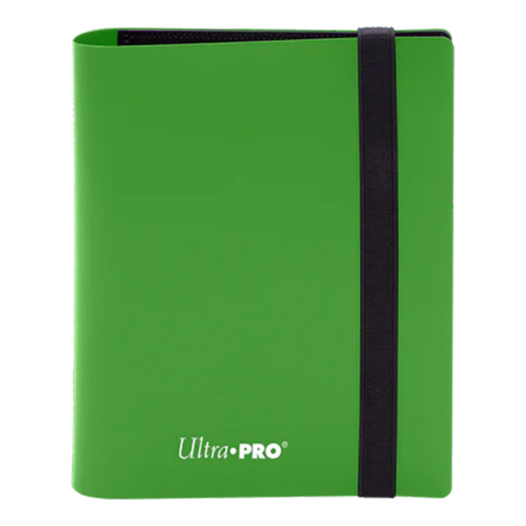 Ultra Pro: Eclipse 2-Pocket PRO-Binder Lime Green - verpakking vooraan