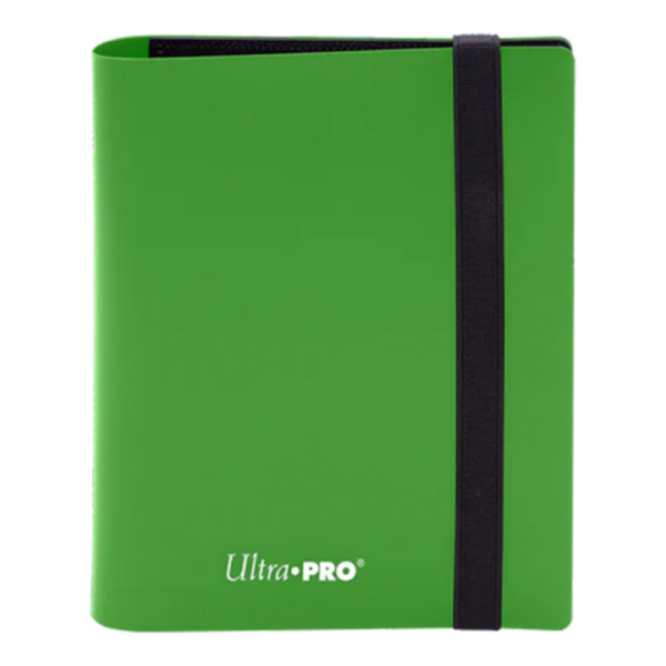 Ultra Pro: Eclipse 2-Pocket PRO-Binder Lime Green - verpakking vooraan