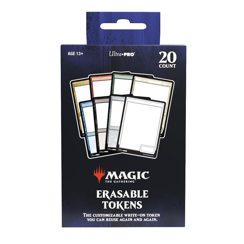 Ultra Pro: 20x Uitwisbare Tokens met Marker voor Magic: The Gathering - verpakking vooraan