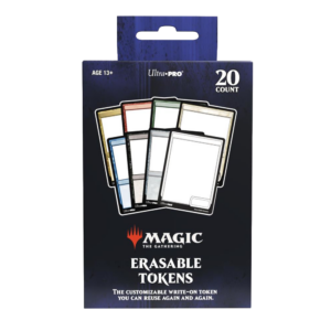 Ultra Pro: 20x Uitwisbare Tokens met Marker voor Magic: The Gathering - verpakking vooraan