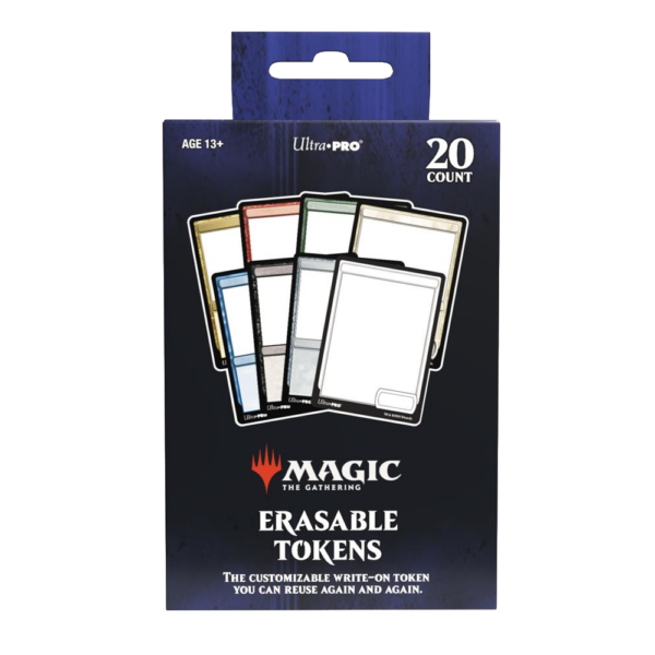 Ultra Pro: 20x Uitwisbare Tokens met Marker voor Magic: The Gathering - verpakking vooraan