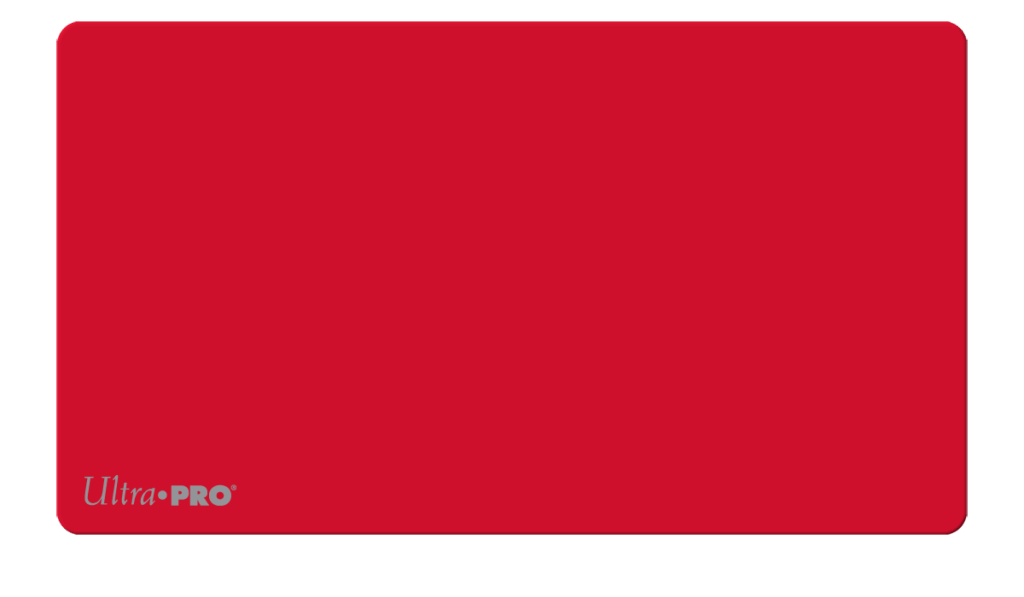 Ultra Pro: Solid Apple Red - Playmat - verpakking vooraan