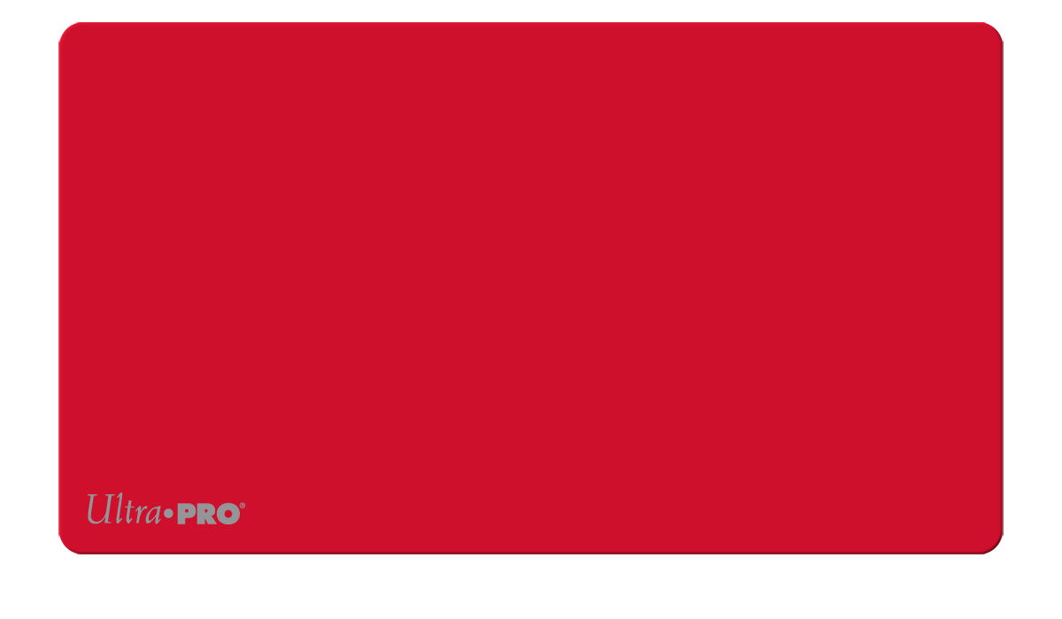 Ultra Pro: Solid Apple Red - Playmat - verpakking vooraan