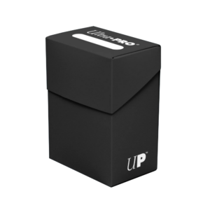 Ultra Pro: Solid Deck Box Zwart - 100+ kaarten - verpakking vooraan