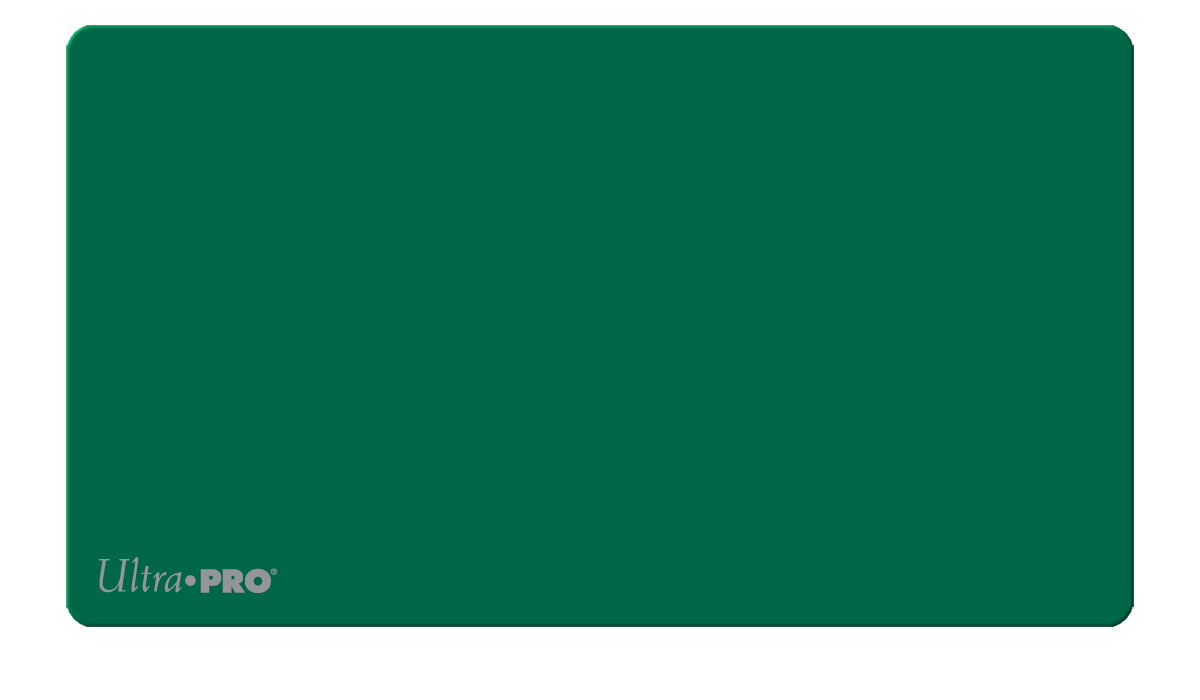 Ultra Pro: Solid Forest Green - Playmat - verpakking vooraan
