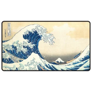 Ultra Pro: The Great Wave off Kanagawa - Black Stitched Playmat - verpakking vooraan