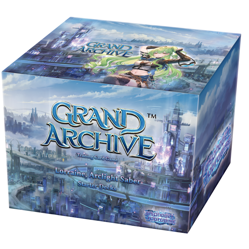 Grand Archive TCG - .asphodel:paradise- Starter Deck Display- Lorraine, Arclight Saber (8 Decks) - EN