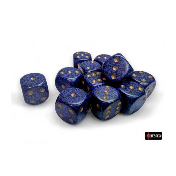 CHX25737 0007268_speckled-golden-cobalt-16mm-d6-dice-block-12-dice-full