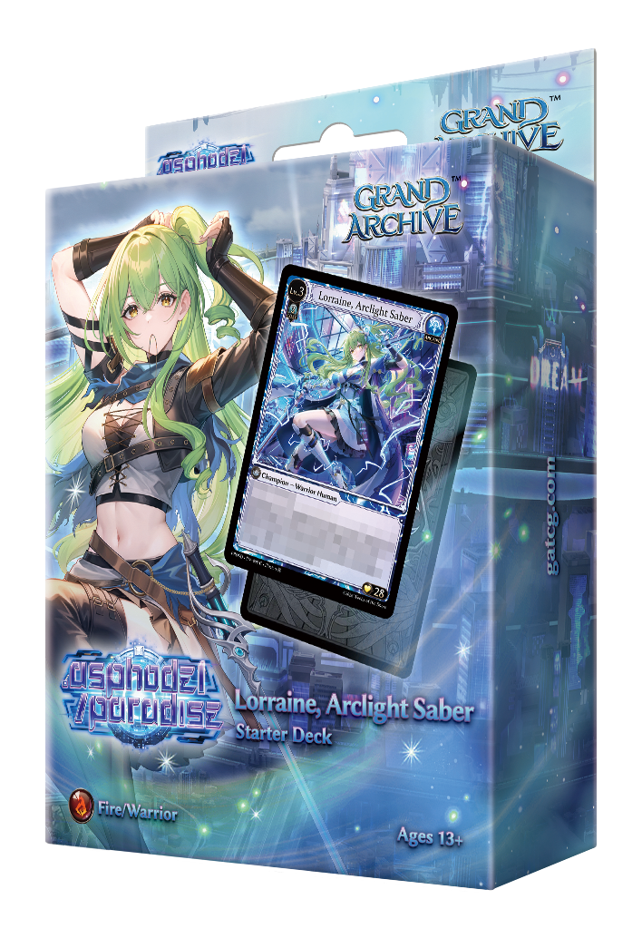 Grand Archive TCG - .asphodel:paradise- Starter Deck - Lorraine, Arclight Saber - EN