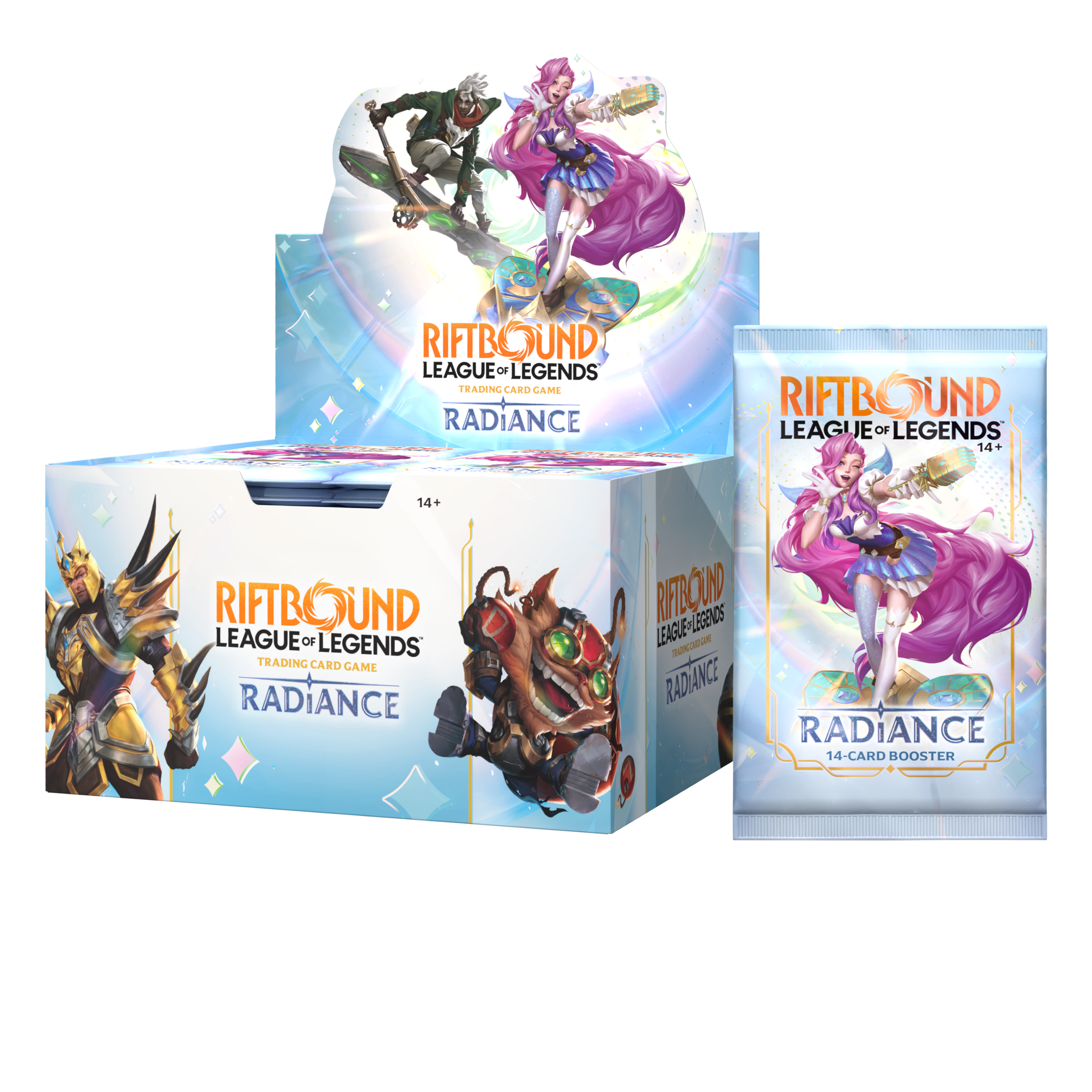 Riftbound: League of Legends: Radiance - Booster Display (24 boosters) - Engels - achterzijde