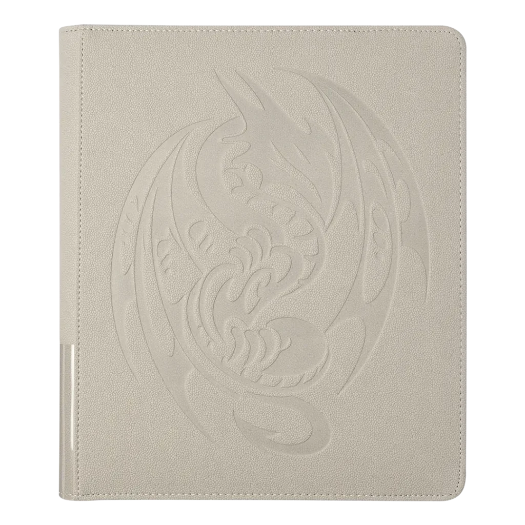 Dragon Shield: Card Codex Portfolio 360 - Ashen White (voor 360 kaarten) - vooraanzicht