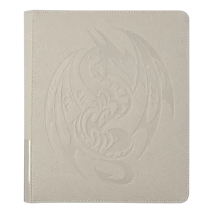 Dragon Shield: Card Codex Portfolio 360 - Ashen White (voor 360 kaarten) - vooraanzicht