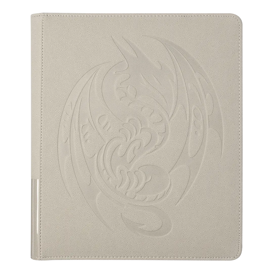 Dragon Shield: Card Codex Portfolio 360 - Ashen White (voor 360 kaarten) - vooraanzicht
