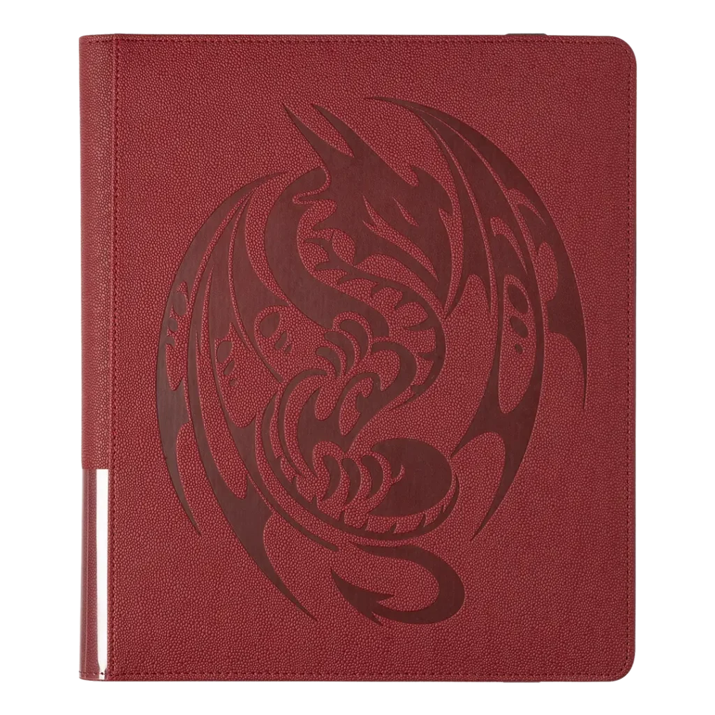 Dragon Shield: Card Codex Portfolio 360 - Blood Red (voor 360 kaarten) - vooraanzicht