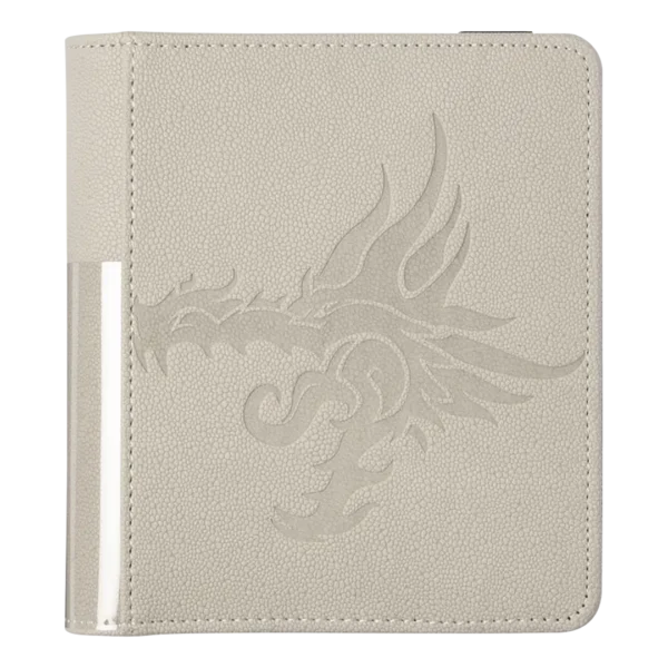 Dragon Shield: Card Codex Portfolio 80 - Ashen White (voor 80 kaarten) - vooraanzicht