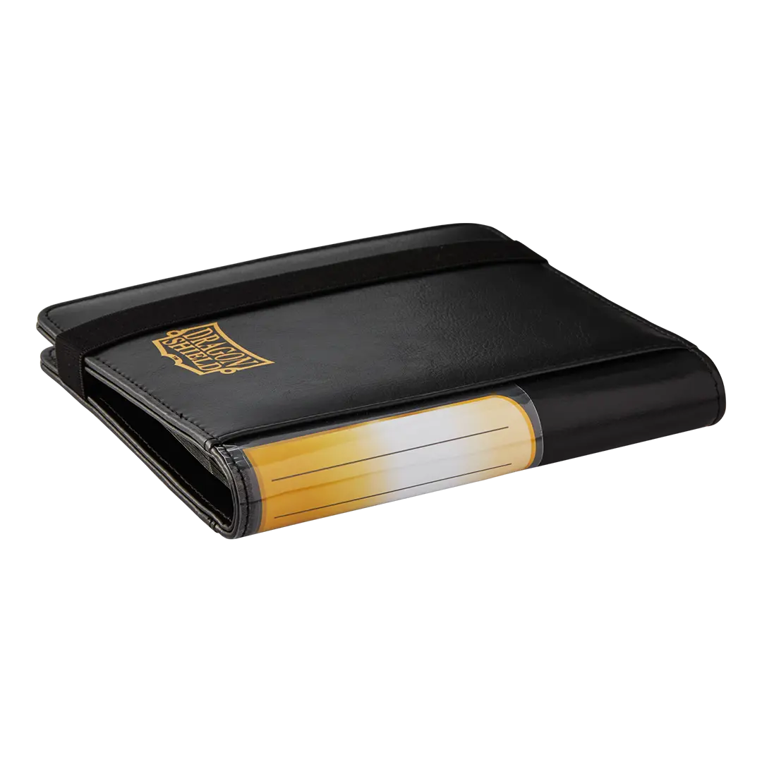 Dragon Shield: Card Codex Portfolio 80 - Zwart (voor 80 kaarten) - detail van de elastische band