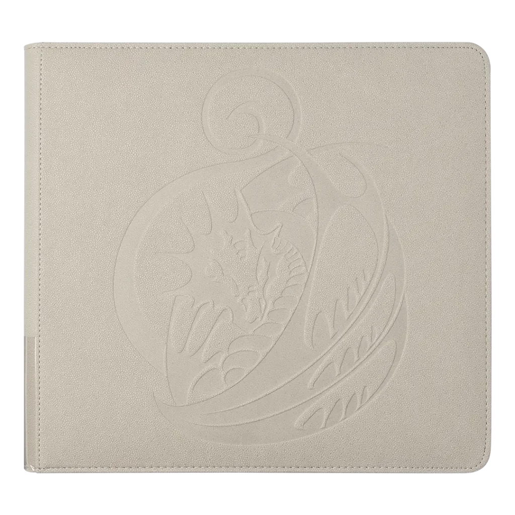 Dragon Shield: Card Codex Zipster Binder XL - Ashen White (voor 576 kaarten) - vooraanzicht