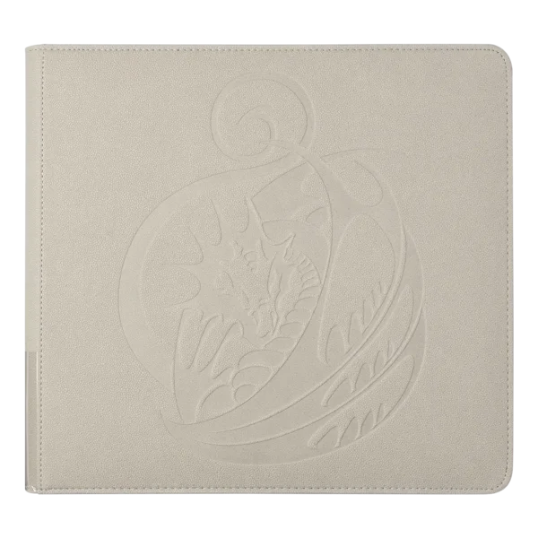 Dragon Shield: Card Codex Zipster Binder XL - Ashen White (voor 576 kaarten) - vooraanzicht