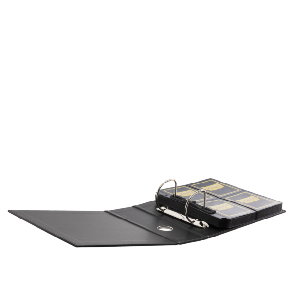 Dragon Shield: Sanctuary Slipcase Binder 2-ring - Zwart (tot 336 kaarten) - detail van de ringen