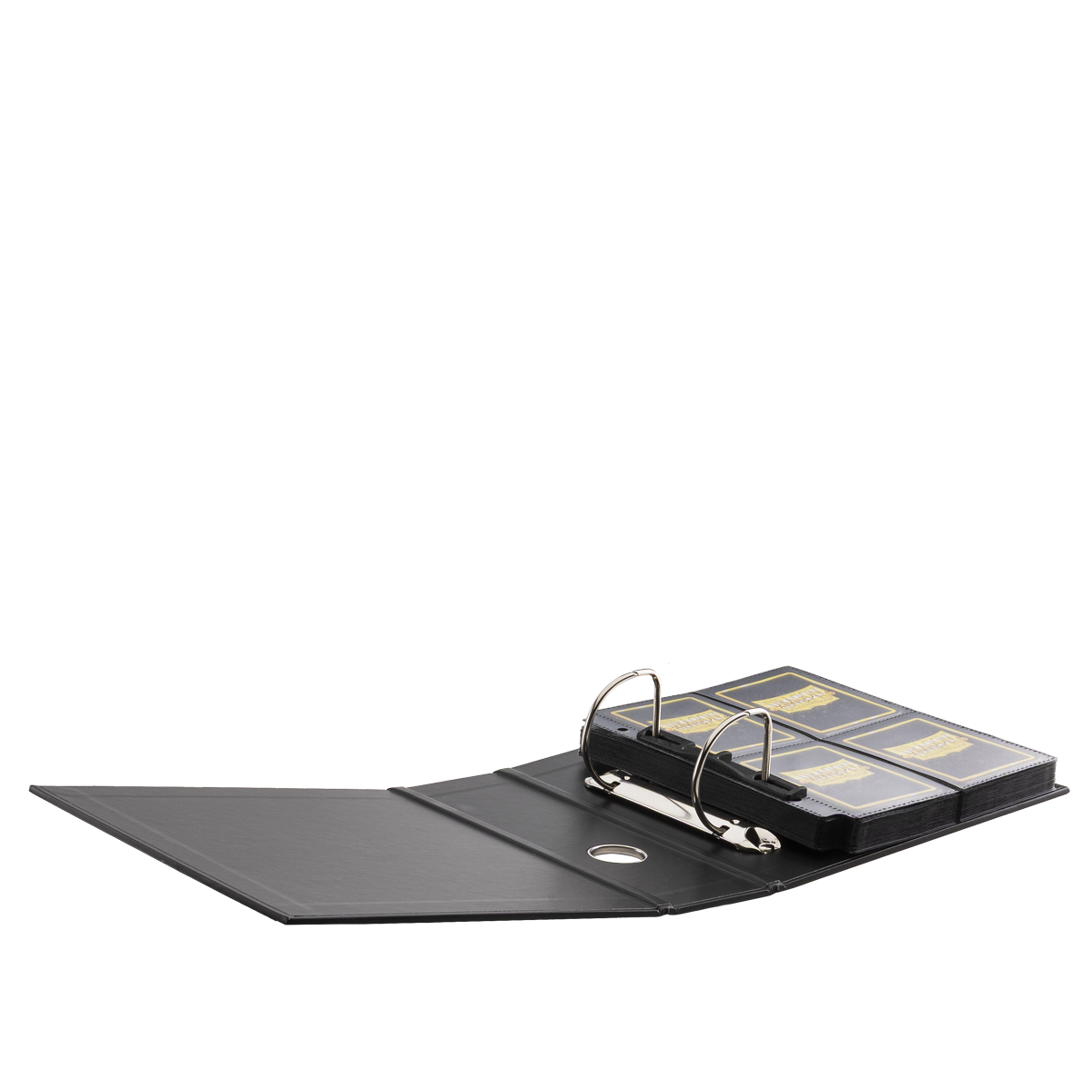 Dragon Shield: Sanctuary Slipcase Binder 2-ring - Zwart (tot 336 kaarten) - detail van de ringen