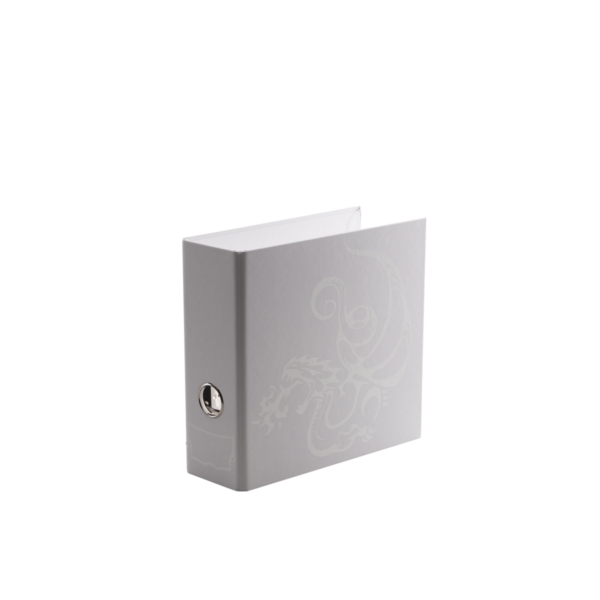 Dragon Shield: Sanctuary Slipcase Binder 2-ring - Wit (tot 336 kaarten) - achterzijde