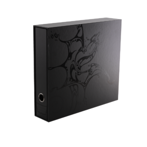 Dragon Shield: Sanctuary Slipcase Binder 4-ring - Zwart (tot 1008 kaarten) - vooraanzicht