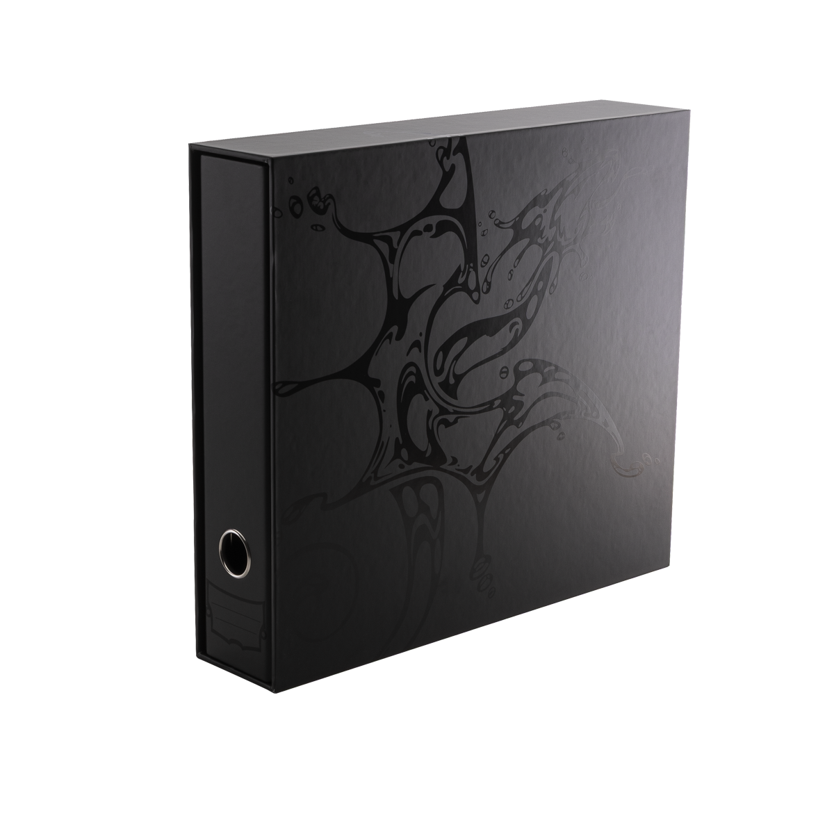 Dragon Shield: Sanctuary Slipcase Binder 4-ring - Zwart (tot 1008 kaarten) - vooraanzicht
