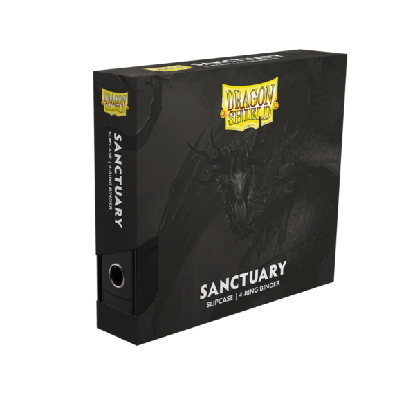 Dragon Shield: Sanctuary Slipcase Binder 4-ring - Zwart (tot 1008 kaarten) - achterzijde