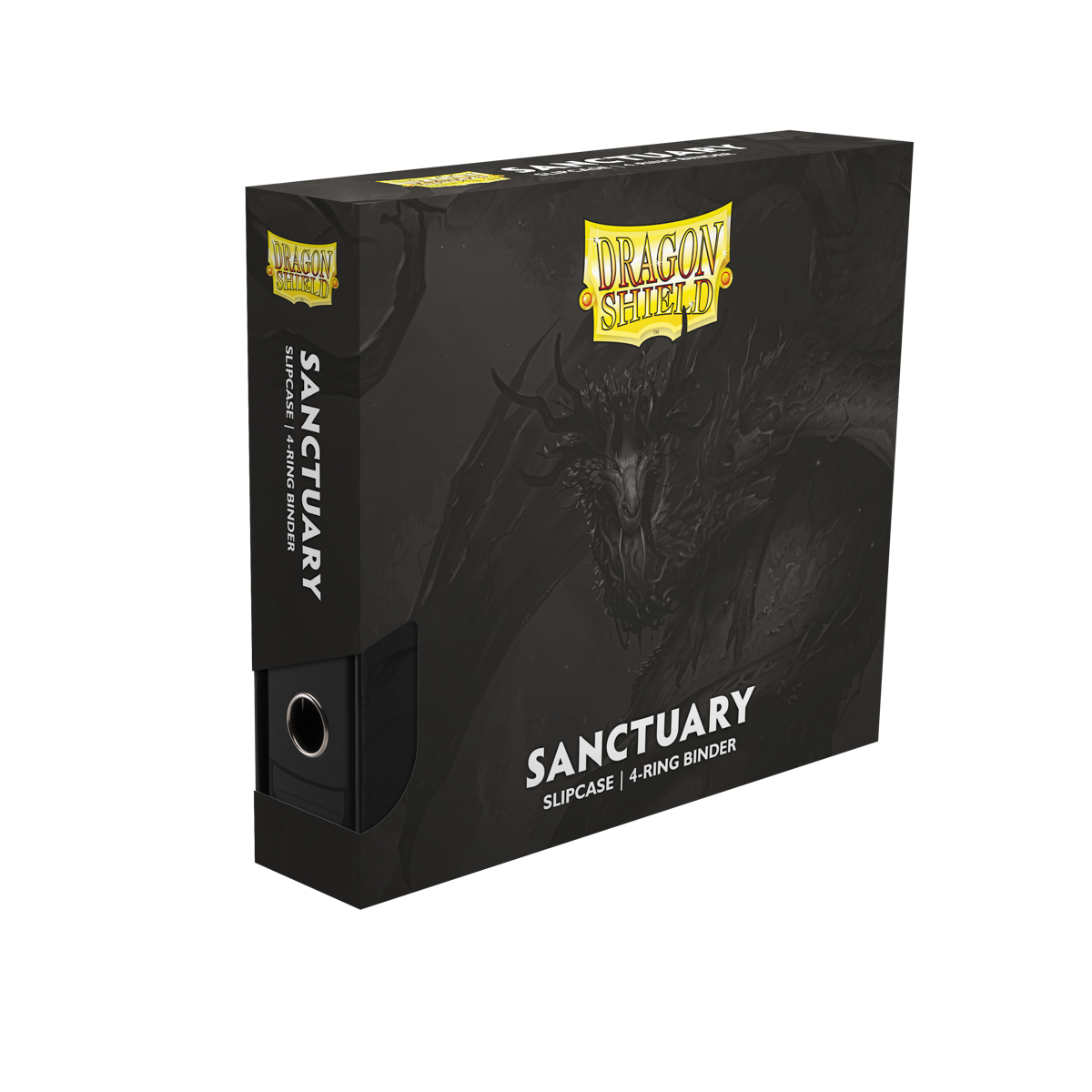 Dragon Shield: Sanctuary Slipcase Binder 4-ring - Zwart (tot 1008 kaarten) - achterzijde