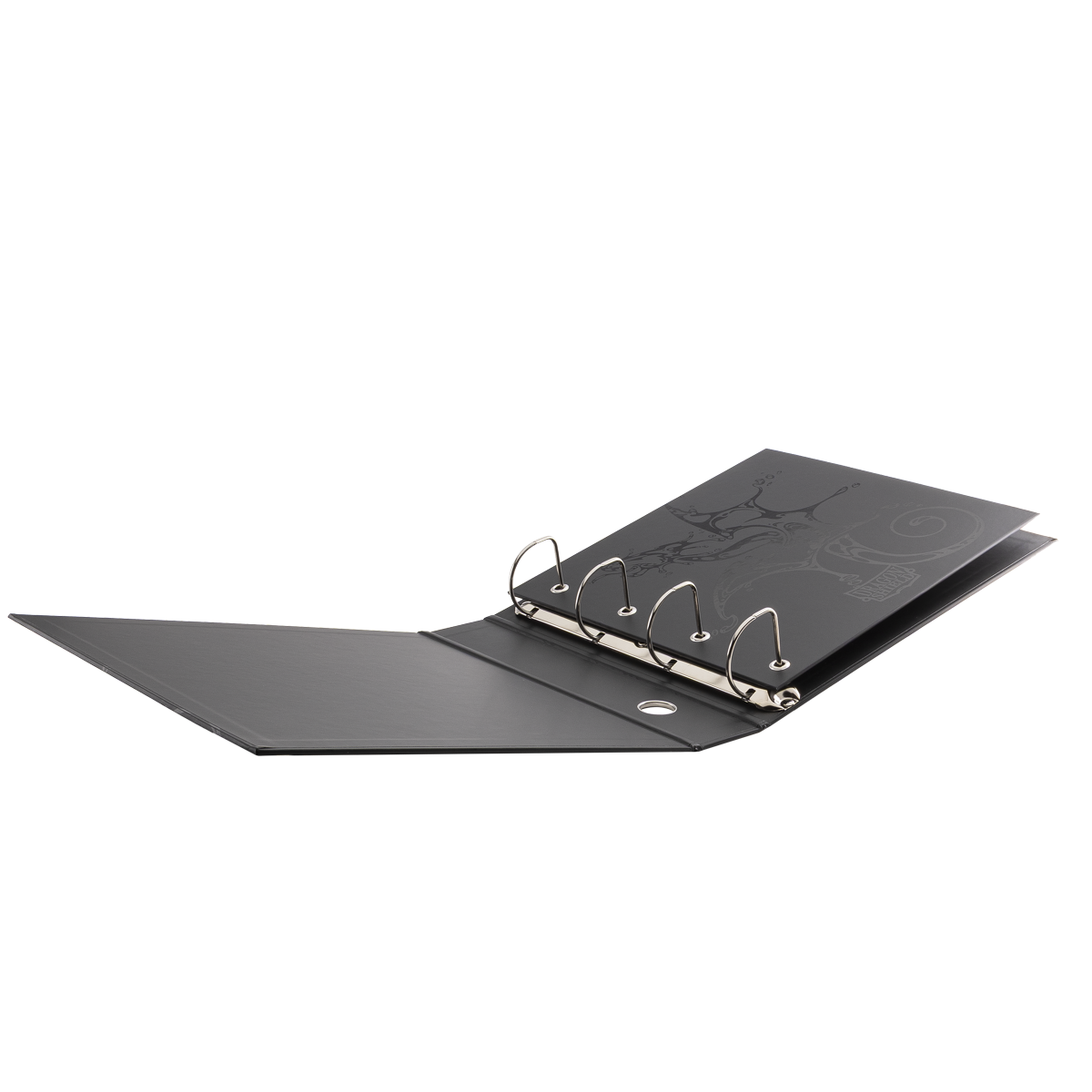 Dragon Shield: Sanctuary Slipcase Binder 4-ring - Zwart (tot 1008 kaarten) - detail van de ringen