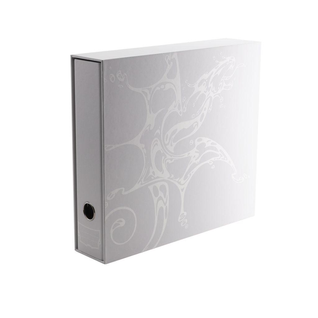 Dragon Shield: Sanctuary Slipcase Binder 4-ring - Wit (tot 1008 kaarten) - vooraanzicht