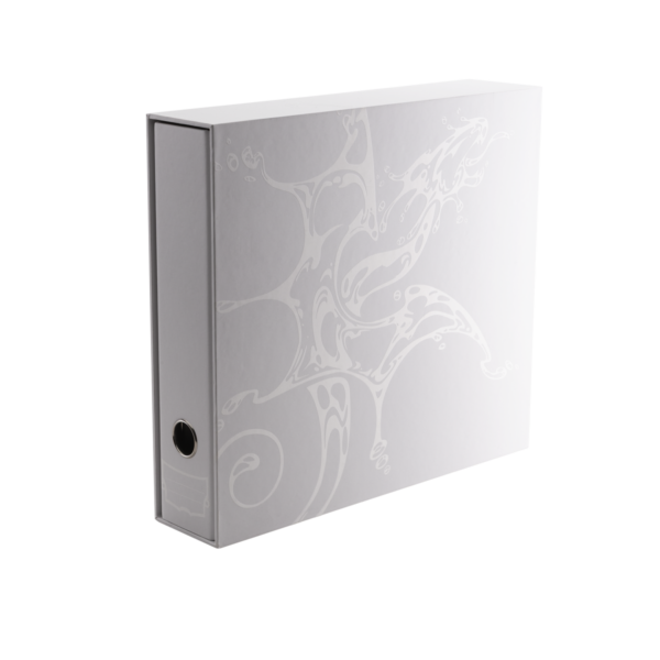 Dragon Shield: Sanctuary Slipcase Binder 4-ring - Wit (tot 1008 kaarten) - vooraanzicht