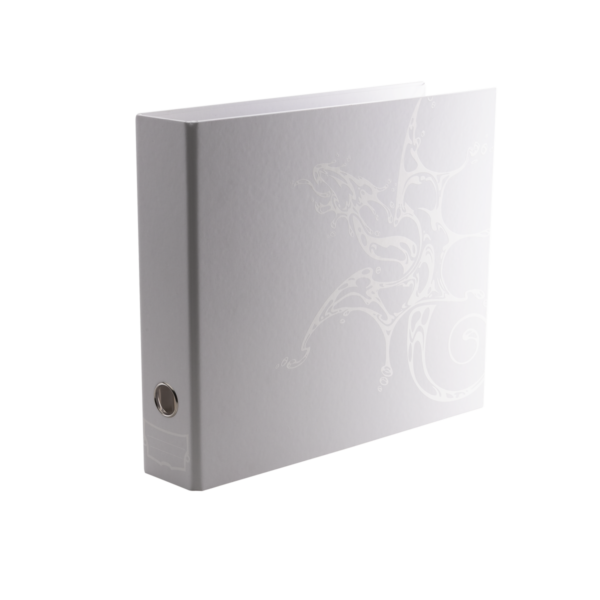 Dragon Shield: Sanctuary Slipcase Binder 4-ring - Wit (tot 1008 kaarten) - achterzijde