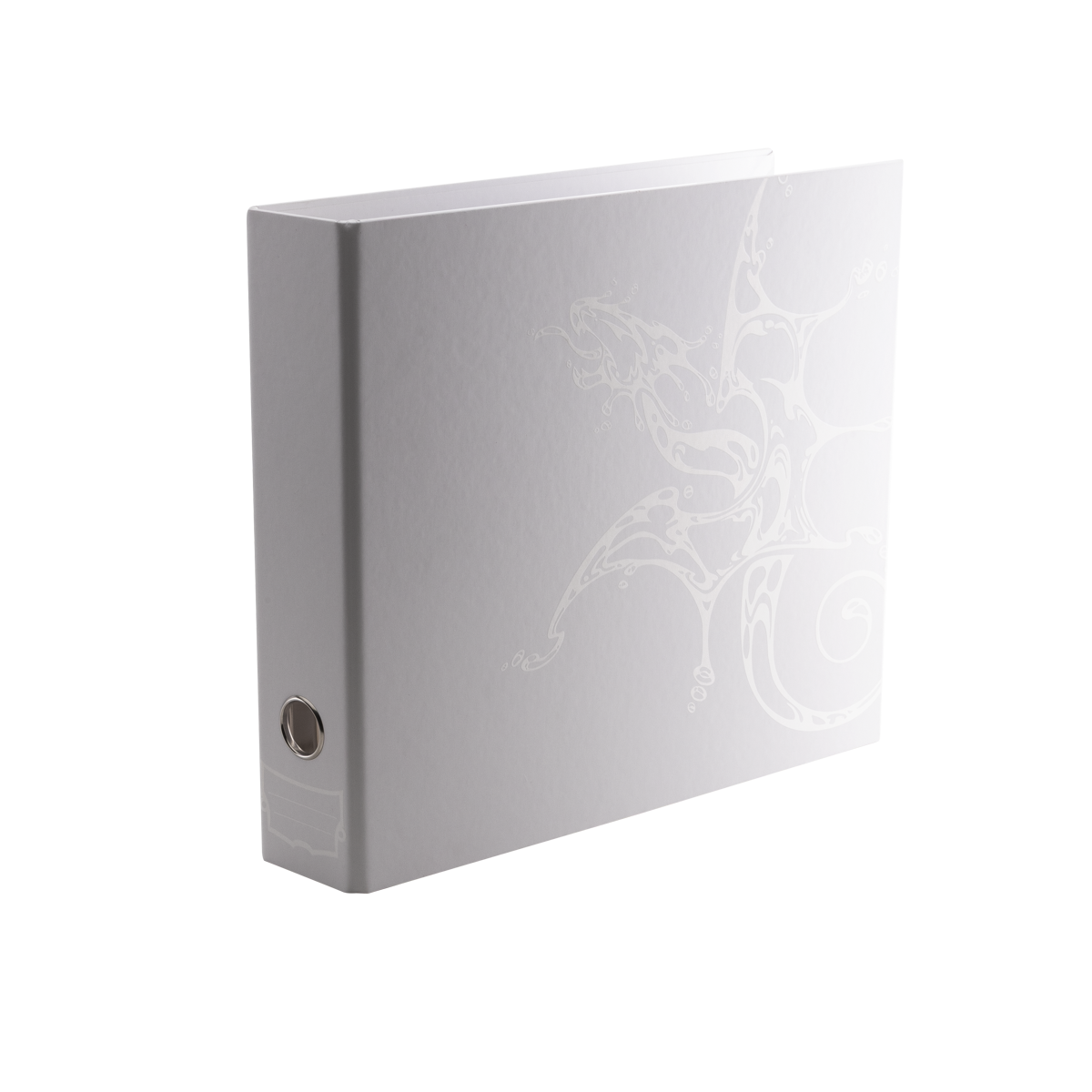 Dragon Shield: Sanctuary Slipcase Binder 4-ring - Wit (tot 1008 kaarten) - achterzijde