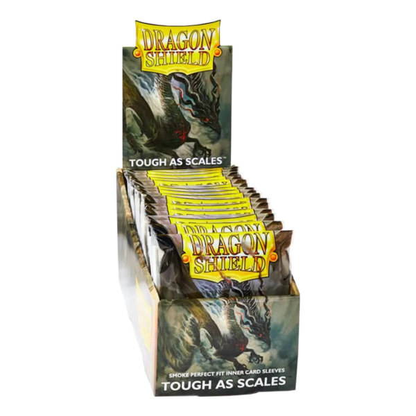 Dragon Shield: Smoke - 100x Perfect Fit Inner Sleeves - Standard Size - geopend