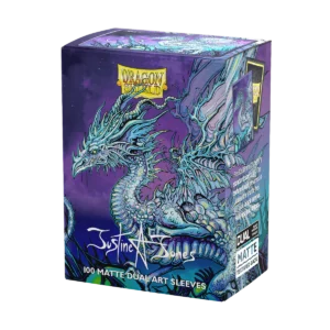 Dragon Shield: The Justhera - Matte Dual Art Sleeves - verpakking vooraan