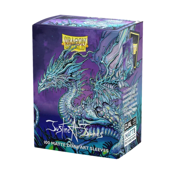 Dragon Shield: The Justhera - Matte Dual Art Sleeves - verpakking vooraan