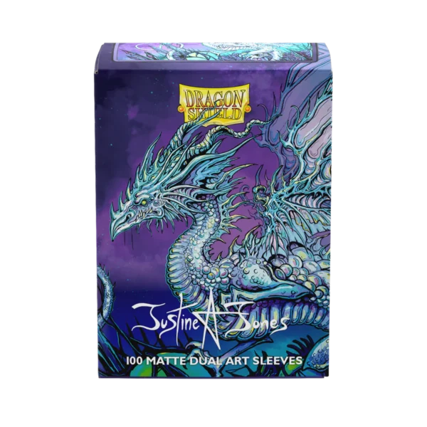 Dragon Shield: The Justhera - Matte Dual Art Sleeves - achterzijde verpakking