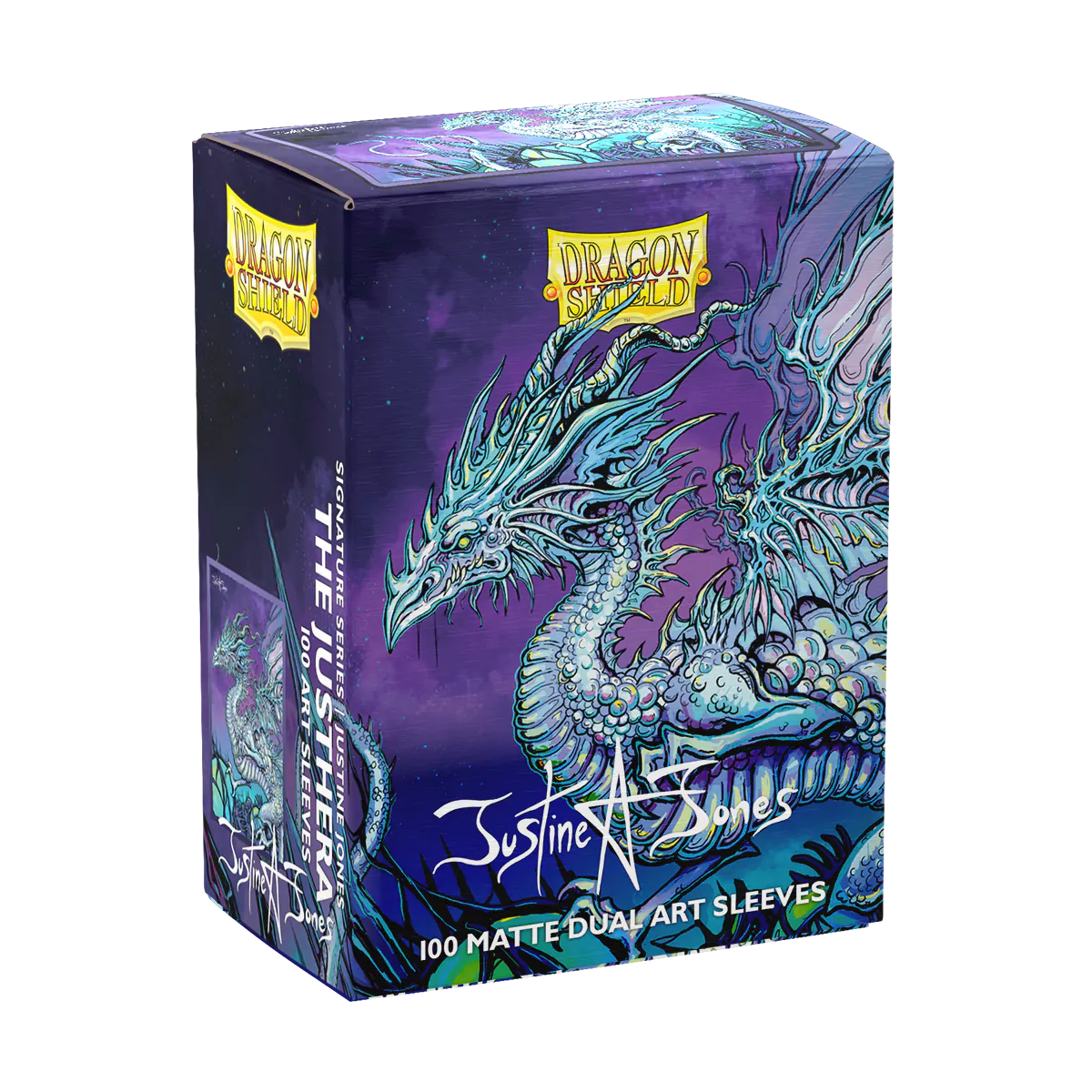 Dragon Shield: The Justhera - Matte Dual Art Sleeves - sleeve vooraan