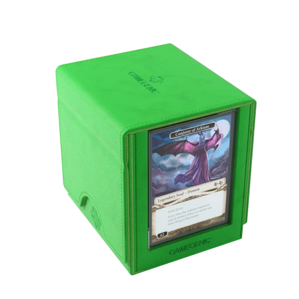 Gamegenic: Sidekick Pro 100+ XL - Groen - Deckbox met lade en displayvenster - productfoto