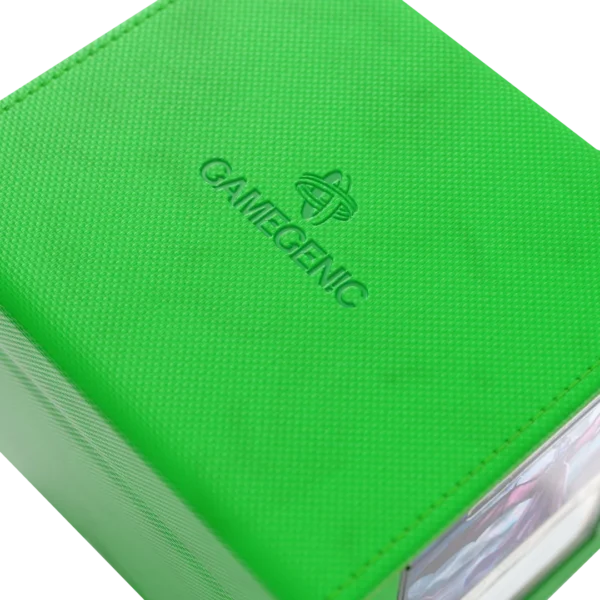 Gamegenic: Sidekick Pro 100+ XL - Groen - Deckbox met lade en displayvenster - geopend