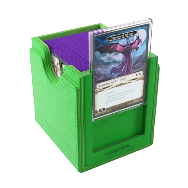 Gamegenic: Sidekick Pro 100+ XL - Groen - Deckbox met lade en displayvenster - inhoud