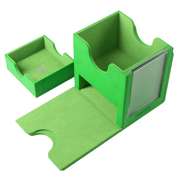 Gamegenic: Sidekick Pro 100+ XL - Groen - Deckbox met lade en displayvenster - productfoto