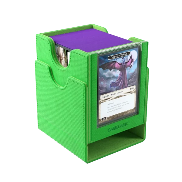 Gamegenic: Sidekick Pro 100+ XL - Groen - Deckbox met lade en displayvenster - productfoto