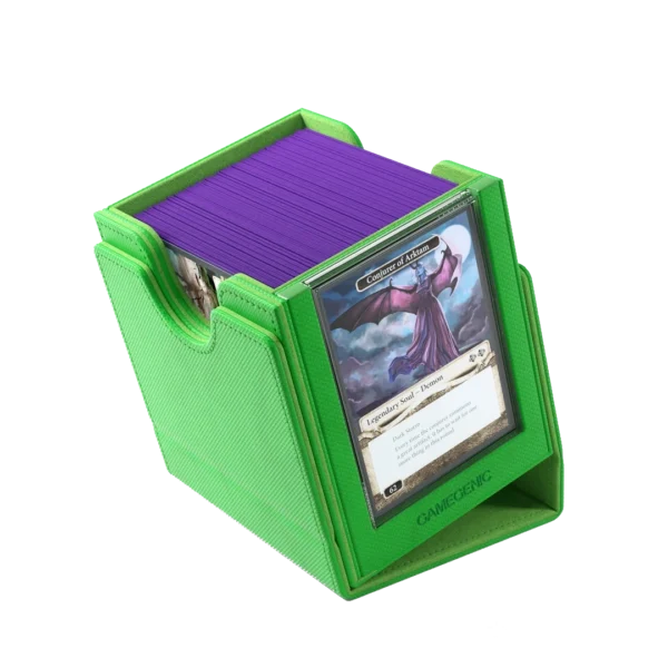 Gamegenic: Sidekick Pro 100+ XL - Groen - Deckbox met lade en displayvenster - productfoto