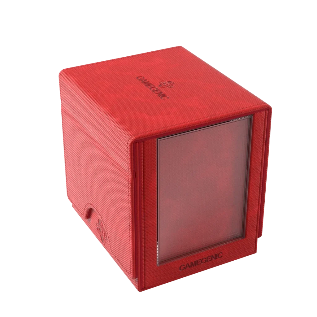 Gamegenic: Sidekick Pro 100+ XL - Rood - Deckbox met lade en displayvenster - verpakking vooraan