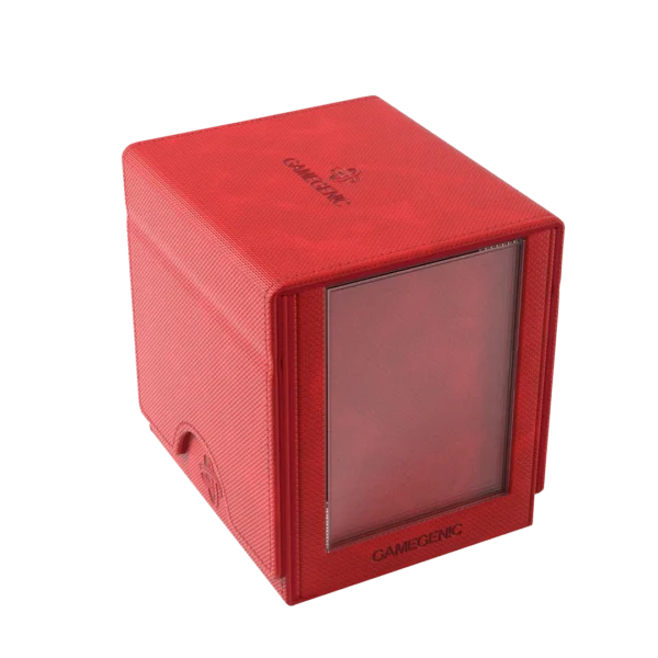 Gamegenic: Sidekick Pro 100+ XL - Rood - Deckbox met lade en displayvenster - verpakking vooraan