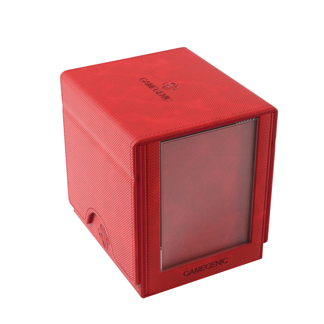 Gamegenic: Sidekick Pro 100+ XL - Rood - Deckbox met lade en displayvenster - verpakking vooraan