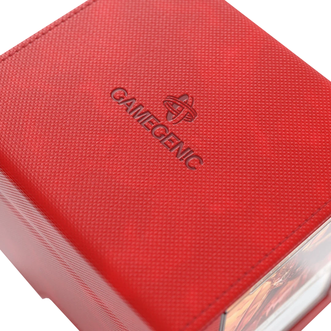 Gamegenic: Sidekick Pro 100+ XL - Rood - Deckbox met lade en displayvenster - geopend