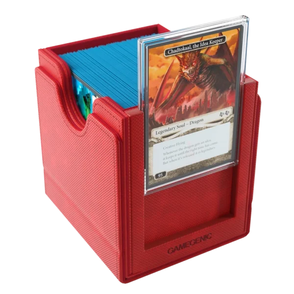 Gamegenic: Sidekick Pro 100+ XL - Rood - Deckbox met lade en displayvenster - inhoud